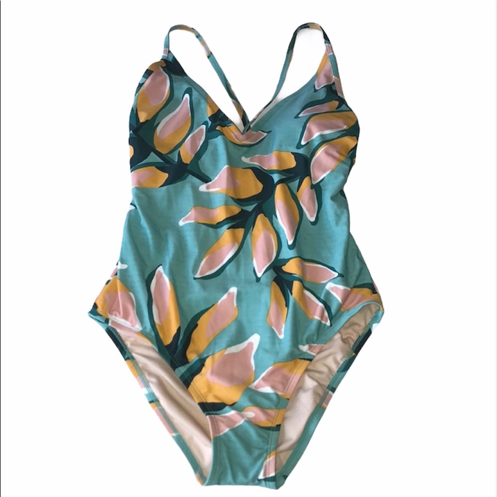 Kona Sol Crossback 1pc Swimsuit sz Medium